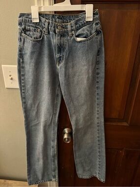 VTG Ralph Lauren Women's Straight Leg Jeans - Light Blue Wash Size 4x31